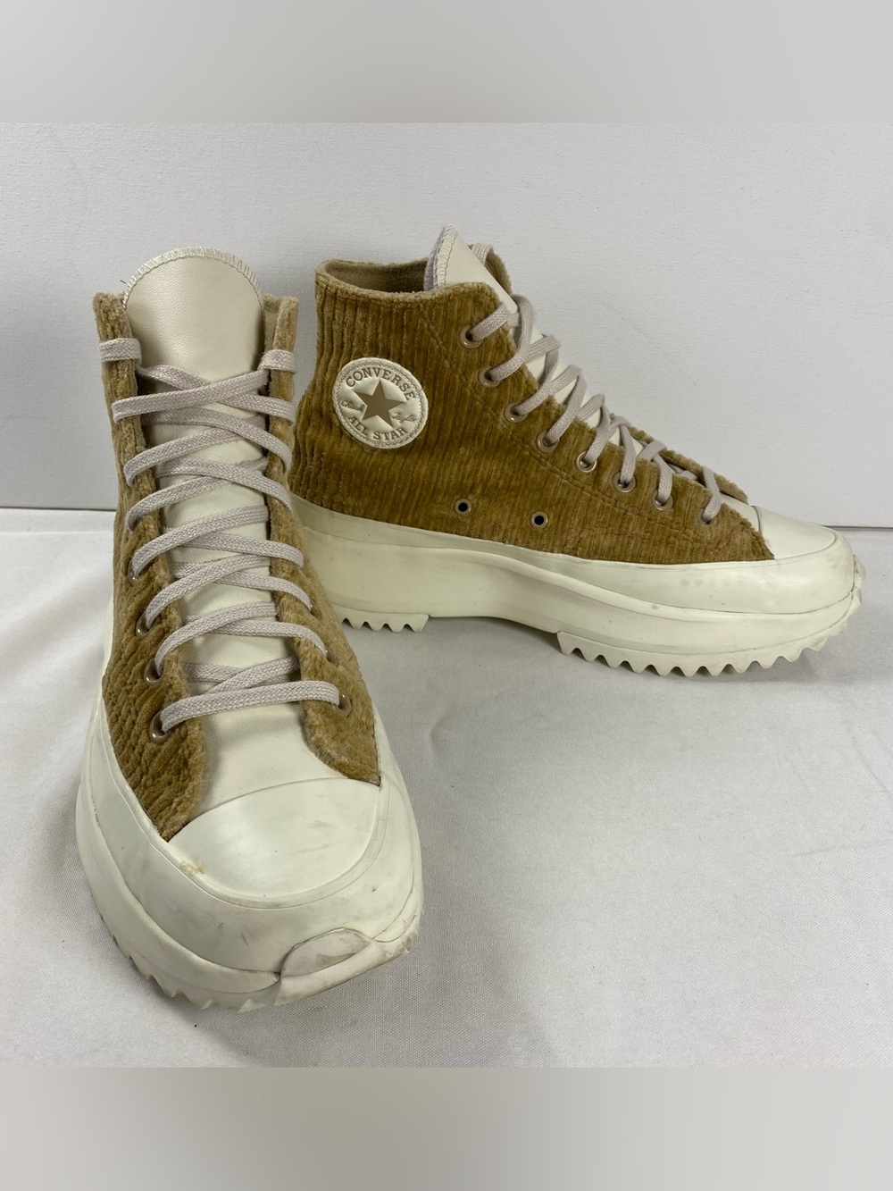 Converse Run Star Hike Cozy Utility Khaki Mens 8 Womens 9.5 Platform A03253C